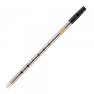 Feadog Single Tin Whistle - Nickel - Key of C